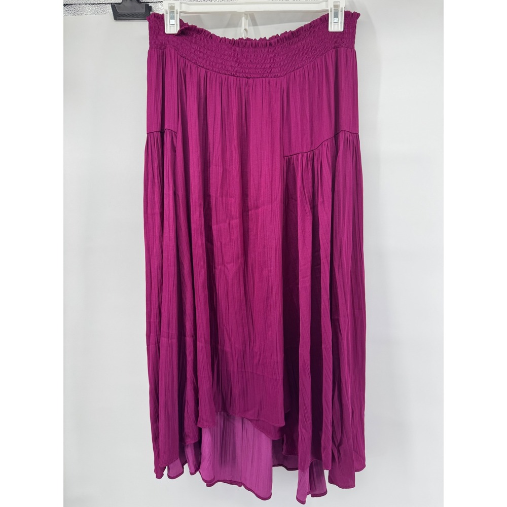 Worthington Rich Purple A-Line Skirt